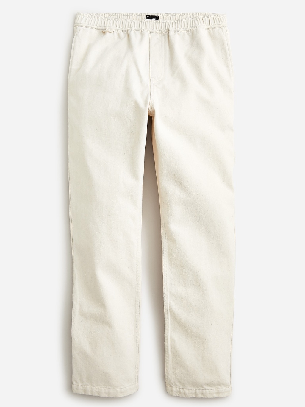 J.Crew Men’s Relaxed Tapered Drawstring Pant In Slub Cotton Twill Medium